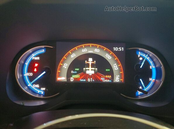 4T3RWRFV8RU151304 2024 TOYOTA RAV4 Серебряный Вид щитка приборов