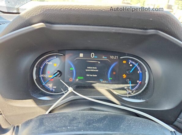 4T3RWRFV8SU172997 2025 TOYOTA RAV4 Black Vista del cuadro de instrumentos