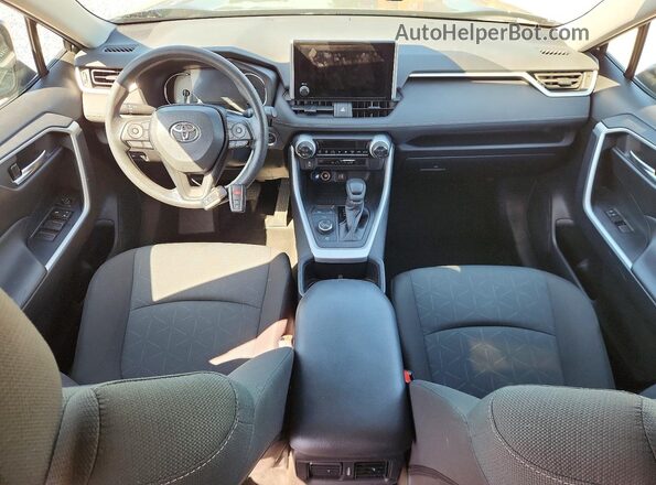 4T3RWRFV8SU172997 2025 TOYOTA RAV4 Black Vista del salpicadero