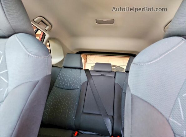 4T3RWRFV8SU201009 2025 TOYOTA RAV4 Red Rear seats view