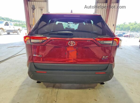 4T3RWRFV8SU201009 2025 TOYOTA RAV4 Red Rear view