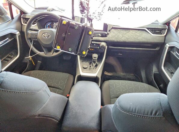 4T3RWRFV8SU201009 2025 TOYOTA RAV4 Red Dashboard view