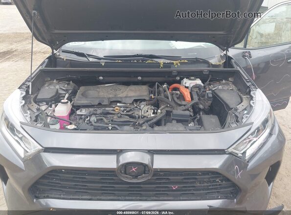 4T3RWRFV9MU044111 2021 TOYOTA RAV4 HYBRID Gray Հետևի տեսք