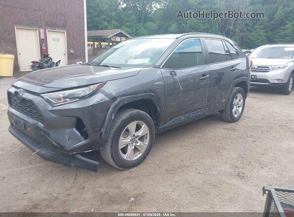 4T3RWRFV9MU044111 2021 TOYOTA RAV4 HYBRID Gray Առջևի ձախ երեք քառորդ տեսարան
