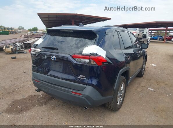 4T3RWRFV9NU074792 2022 TOYOTA RAV4 HYBRID Blue უკანა მარჯვენა