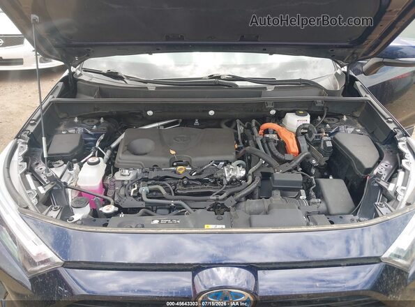 4T3RWRFV9NU074792 2022 TOYOTA RAV4 HYBRID Blue უკანა ხედი