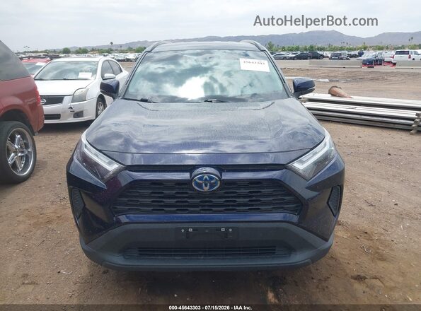 4T3RWRFV9NU074792 2022 TOYOTA RAV4 HYBRID Blue ხელსაწყოთა პანელის ხედი