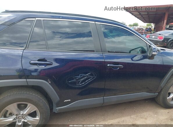 4T3RWRFV9NU074792 2022 TOYOTA RAV4 HYBRID Blue უკანა სალონის ხედი