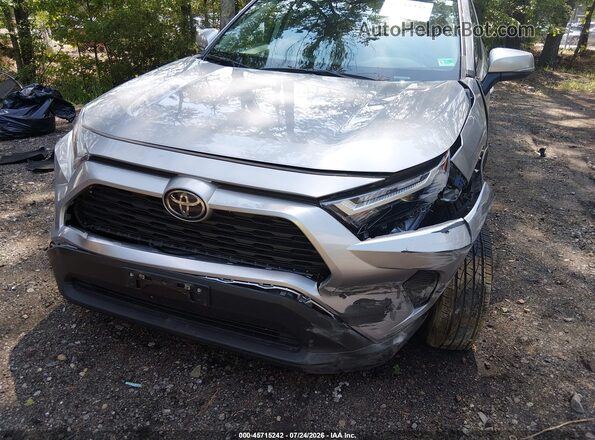 4T3RWRFV9SU187833 2025 TOYOTA RAV4 HYBRID Silver Front view