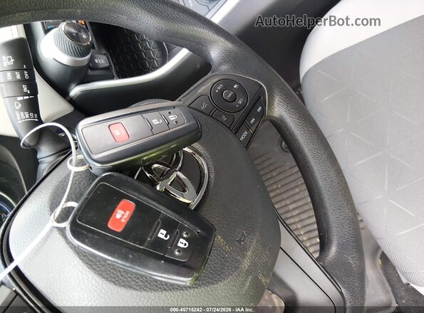 4T3RWRFV9SU187833 2025 TOYOTA RAV4 HYBRID Silver Dashboard view