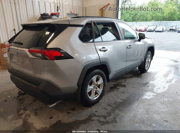 4T3RWRFVXLU003792 2020 TOYOTA RAV4 HYBRID Silver Задня права чверть