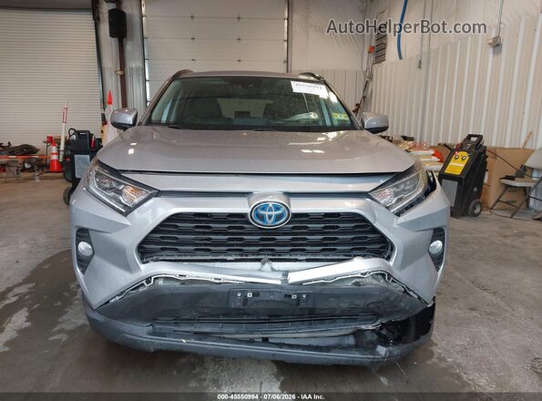 4T3RWRFVXLU003792 2020 TOYOTA RAV4 HYBRID Silver Вид щитка приладів