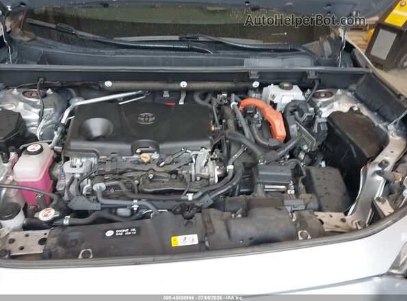 4T3RWRFVXLU003792 2020 TOYOTA RAV4 HYBRID Silver Вид ззаду