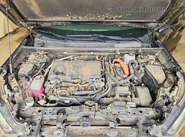 4T3RWRFVXRU149750 2024 TOYOTA RAV4 Black Widok komory silnika