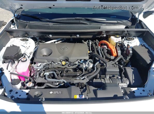 4T3RWRFVXSU190014 2025 TOYOTA RAV4 HYBRID White Вид ззаду