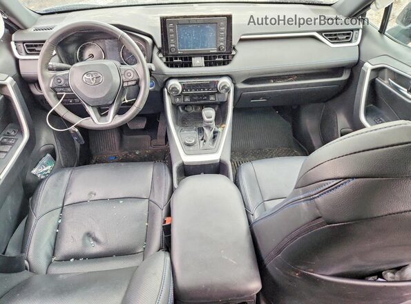4T3T6RFV0NU085170 2022 TOYOTA RAV4 Gray Вид панелі приладів