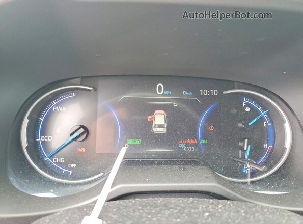 4T3T6RFV0PU137447 2023 TOYOTA RAV4 Серый Вид щитка приборов