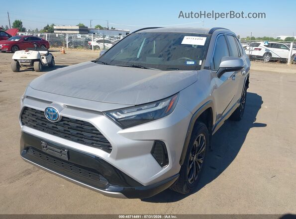 4T3T6RFV5NU091224 2022 TOYOTA RAV4 HYBRID Gray Front left
