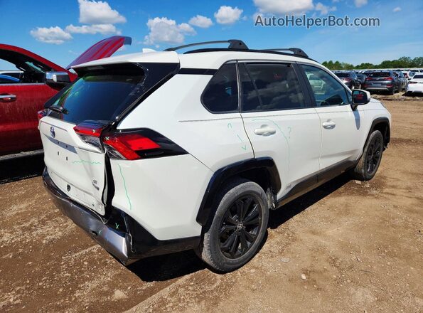 4T3T6RFV6NU064856 2022 TOYOTA RAV4 White Trasero derecho