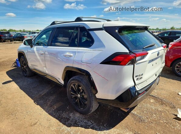 4T3T6RFV6NU064856 2022 TOYOTA RAV4 White Trasero izquierdo