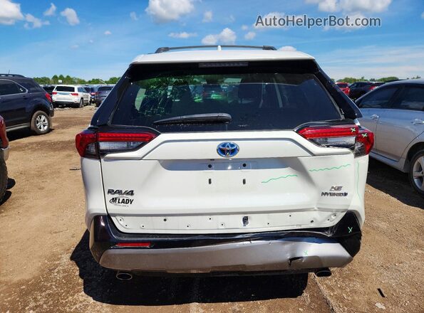 4T3T6RFV6NU064856 2022 TOYOTA RAV4 White Vista trasera