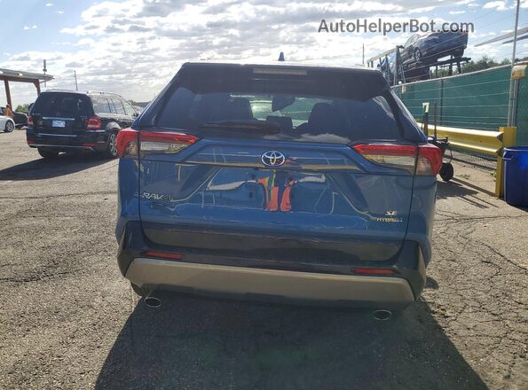 4T3T6RFV7NU104877 2022 TOYOTA RAV4 Blue Vista trasera