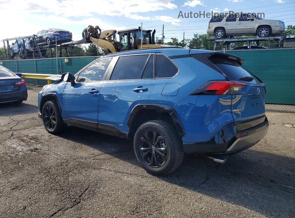 4T3T6RFV7NU104877 2022 TOYOTA RAV4 Blue Trasero izquierdo