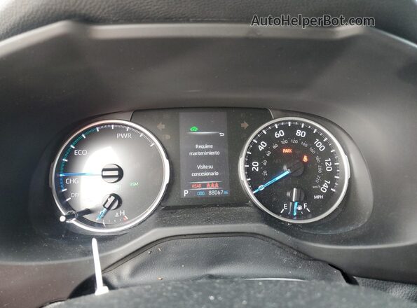 4T3T6RFV9NU071364 2022 TOYOTA RAV4 Черный Вид щитка приборов