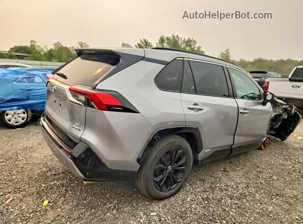 4T3T6RFVXNU067016 2022 TOYOTA RAV4 Silver Rear right