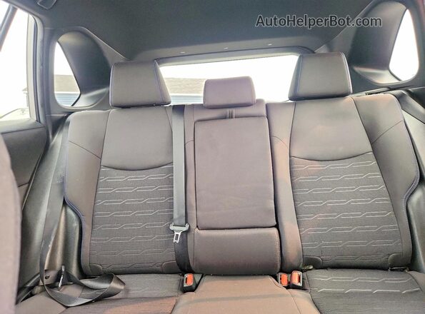 4T3T6RFVXNU067016 2022 TOYOTA RAV4 Silver Rear seats view
