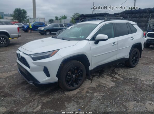 4T3T6RFVXPU110286 2023 TOYOTA RAV4 HYBRID White Vista tres cuartos delantera izquierda