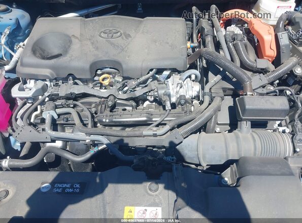 4T3T6RFVXRU143419 2024 TOYOTA RAV4 HYBRID Blue უკანა ხედი