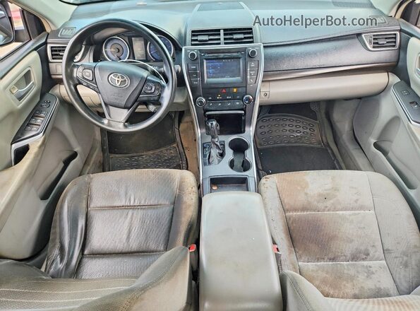 4T4BF1FK0GR525540 2016 TOYOTA CAMRY Blue წინა პანელის ხედი