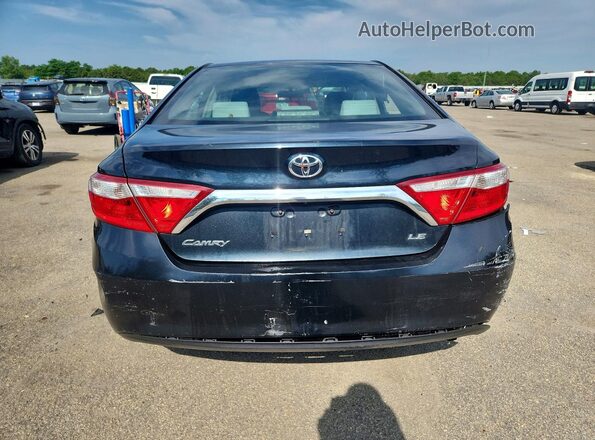 4T4BF1FK0GR525540 2016 TOYOTA CAMRY Blue უკანა ხედი