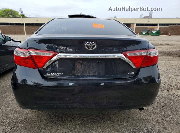 4T4BF1FK0GR532701 2016 TOYOTA CAMRY Black Вид ззаду