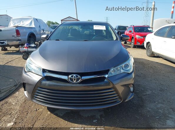 4T4BF1FK0GR555024 2016 TOYOTA CAMRY Gray Սարքավորումների վահանակի տեսք