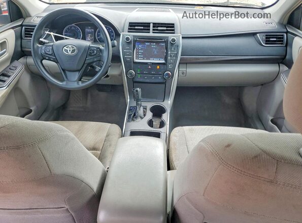 4T4BF1FK1GR564802 2016 TOYOTA CAMRY White Вид панелі приладів