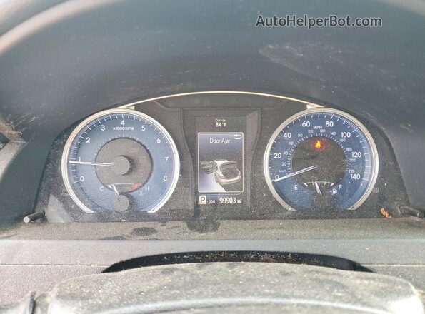4T4BF1FK1GR564802 2016 TOYOTA CAMRY White Вид щитка приладів