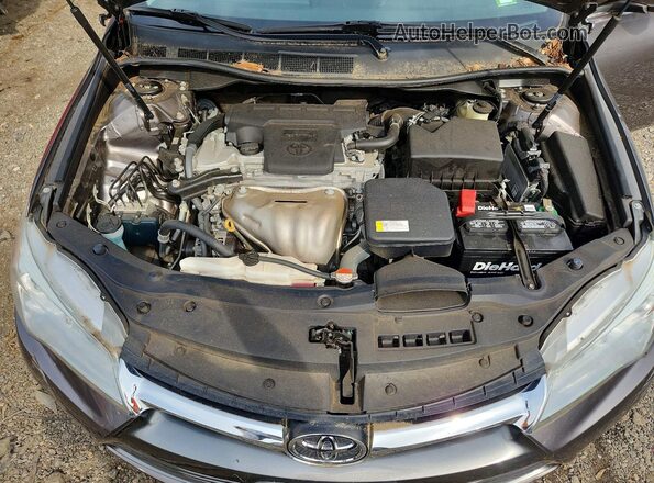4T4BF1FK1GR580451 2016 TOYOTA CAMRY Gray Rear interior view