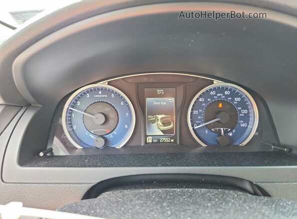 4T4BF1FK1GR580451 2016 TOYOTA CAMRY Gray Instrument cluster view