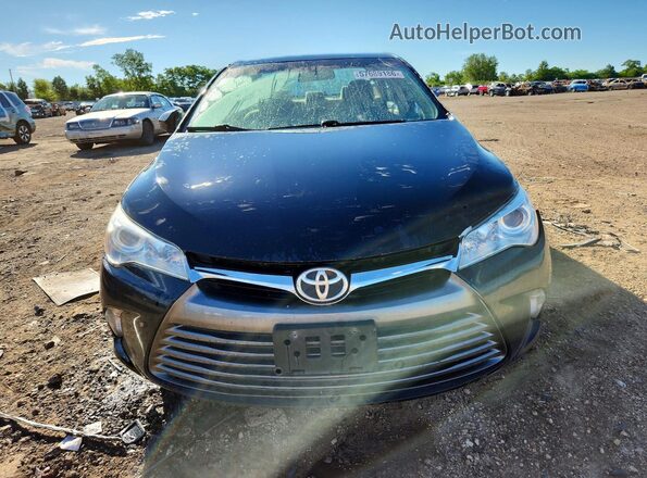 4T4BF1FK2GR519416 2016 TOYOTA CAMRY Black Front view