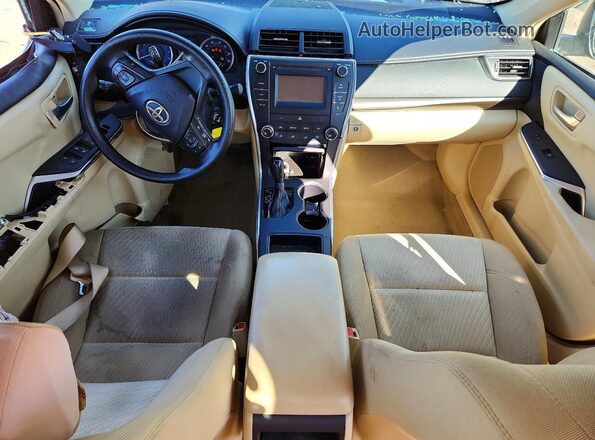 4T4BF1FK2GR519416 2016 TOYOTA CAMRY Black Dashboard view