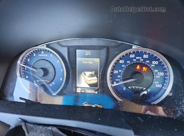 4T4BF1FK2GR519416 2016 TOYOTA CAMRY Black Instrument cluster view