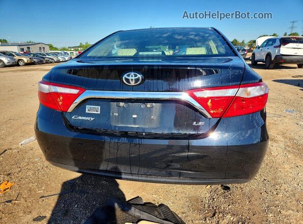 4T4BF1FK2GR519416 2016 TOYOTA CAMRY Black Rear view