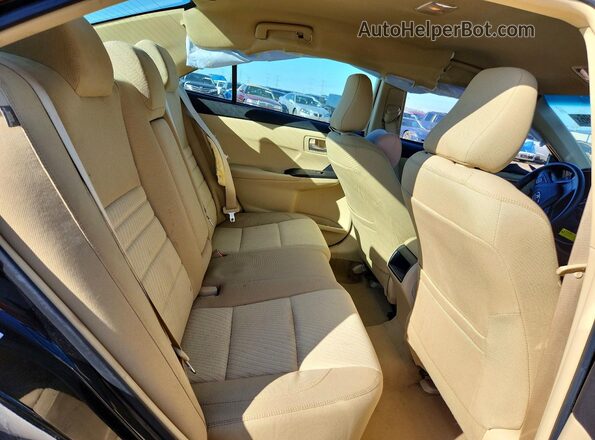 4T4BF1FK2GR519416 2016 TOYOTA CAMRY Black Rear seats view