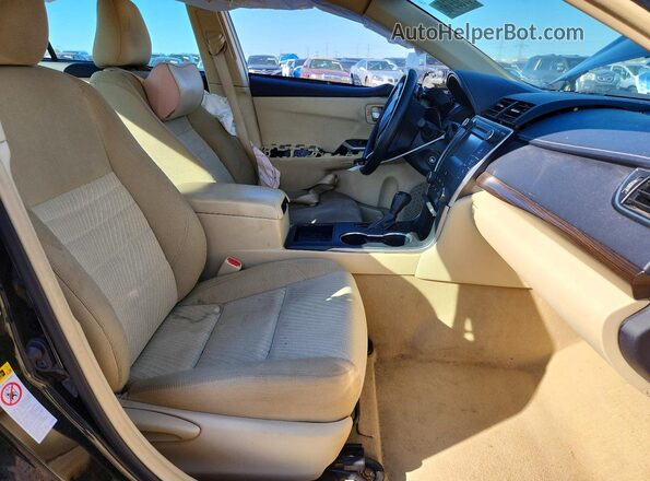 4T4BF1FK2GR519416 2016 TOYOTA CAMRY Black Front interior view