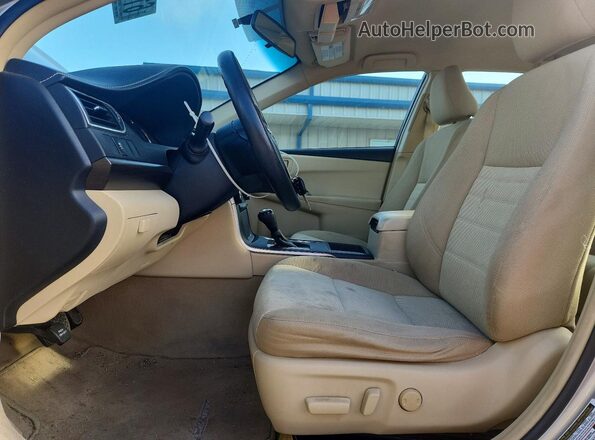 4T4BF1FK2GR566736 2016 TOYOTA CAMRY Tan წინა სალონის ხედი