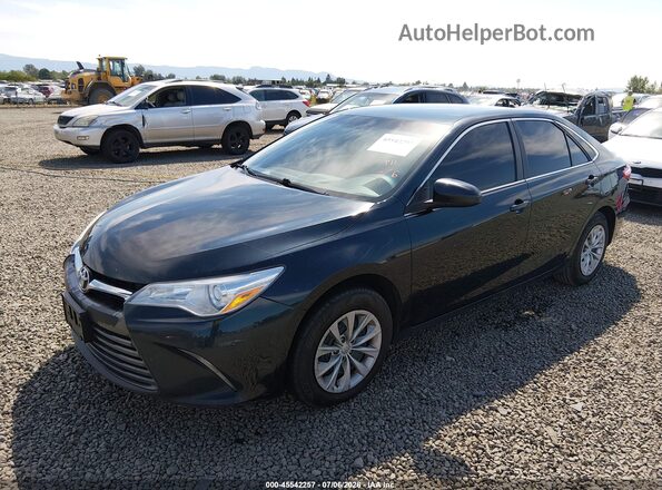 4T4BF1FK3GR536645 2016 TOYOTA CAMRY Dark Blue Առջևի ձախ երեք քառորդ տեսարան