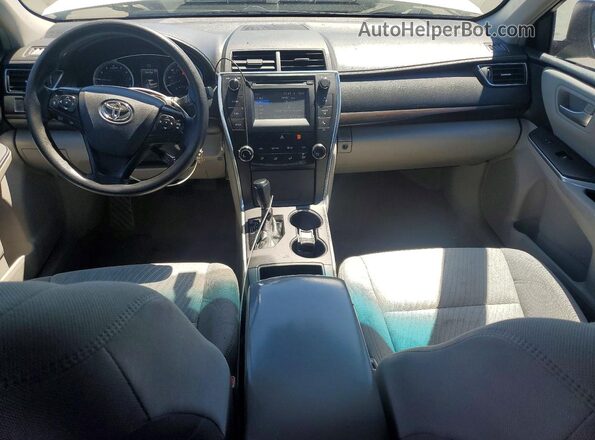 4T4BF1FK4GR523371 2016 TOYOTA CAMRY White Առջևի վահանակի տեսք