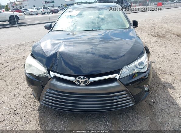 4T4BF1FK4GR557682 2016 TOYOTA CAMRY Black Widok zestawu wskaźników